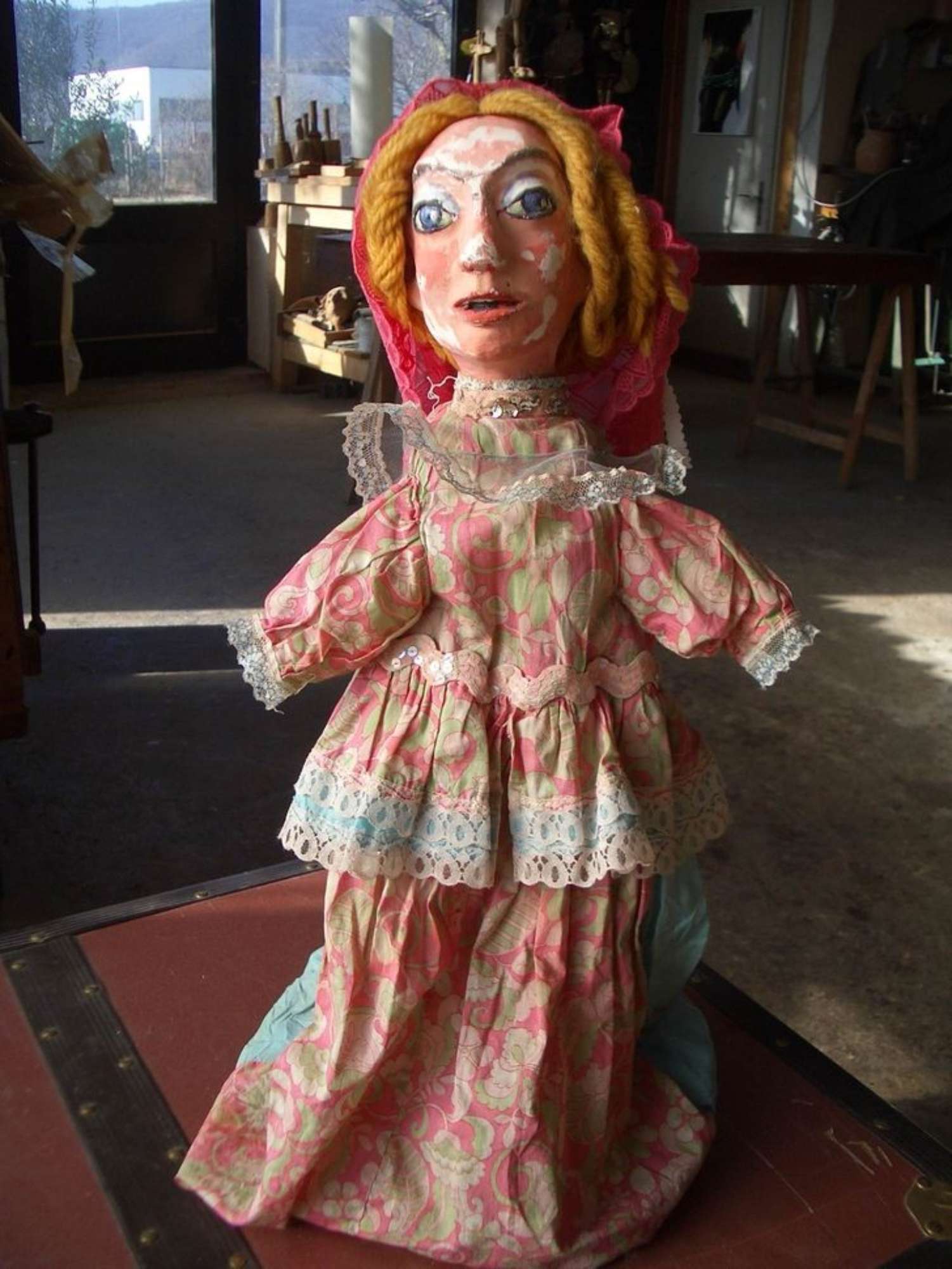 Rosaura durante il restauro